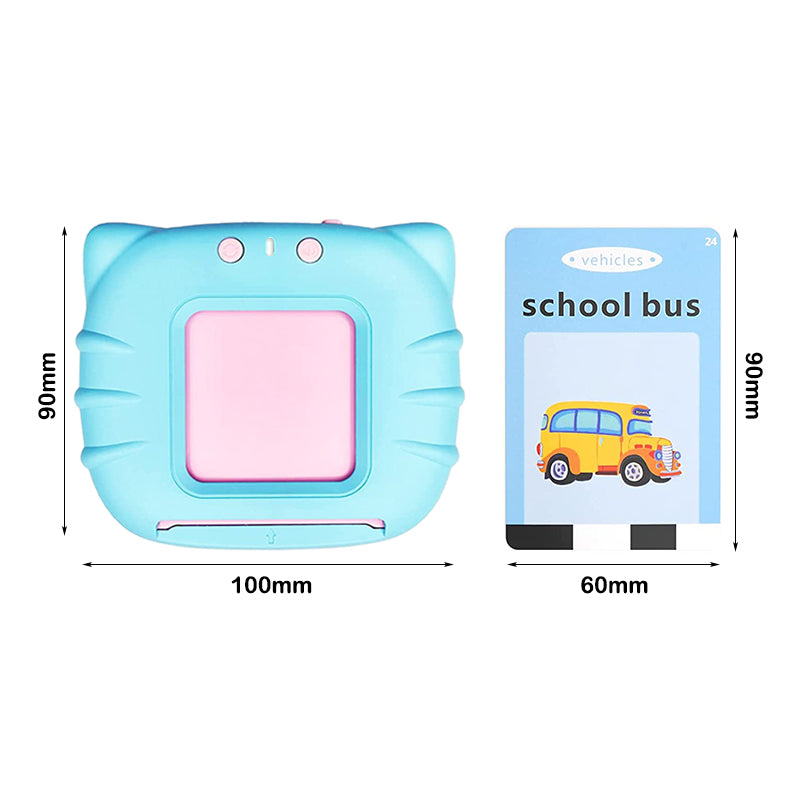 INTERACTIVE USB AUDIO GAME LEARNING WORDS - 110 EDUCATIONAL TALKING CARDS