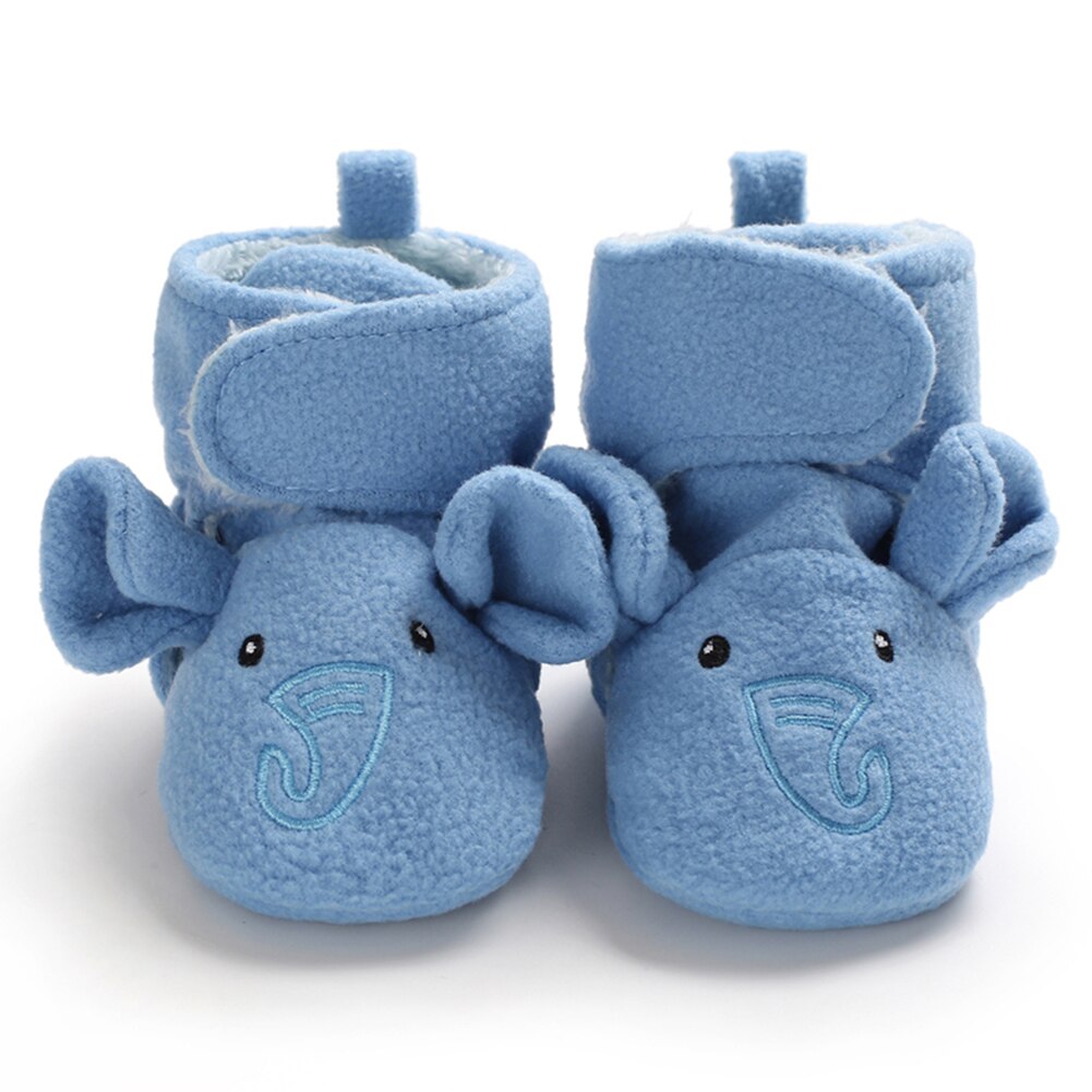 BABY PLUSH ANIMAL SLIPPERS