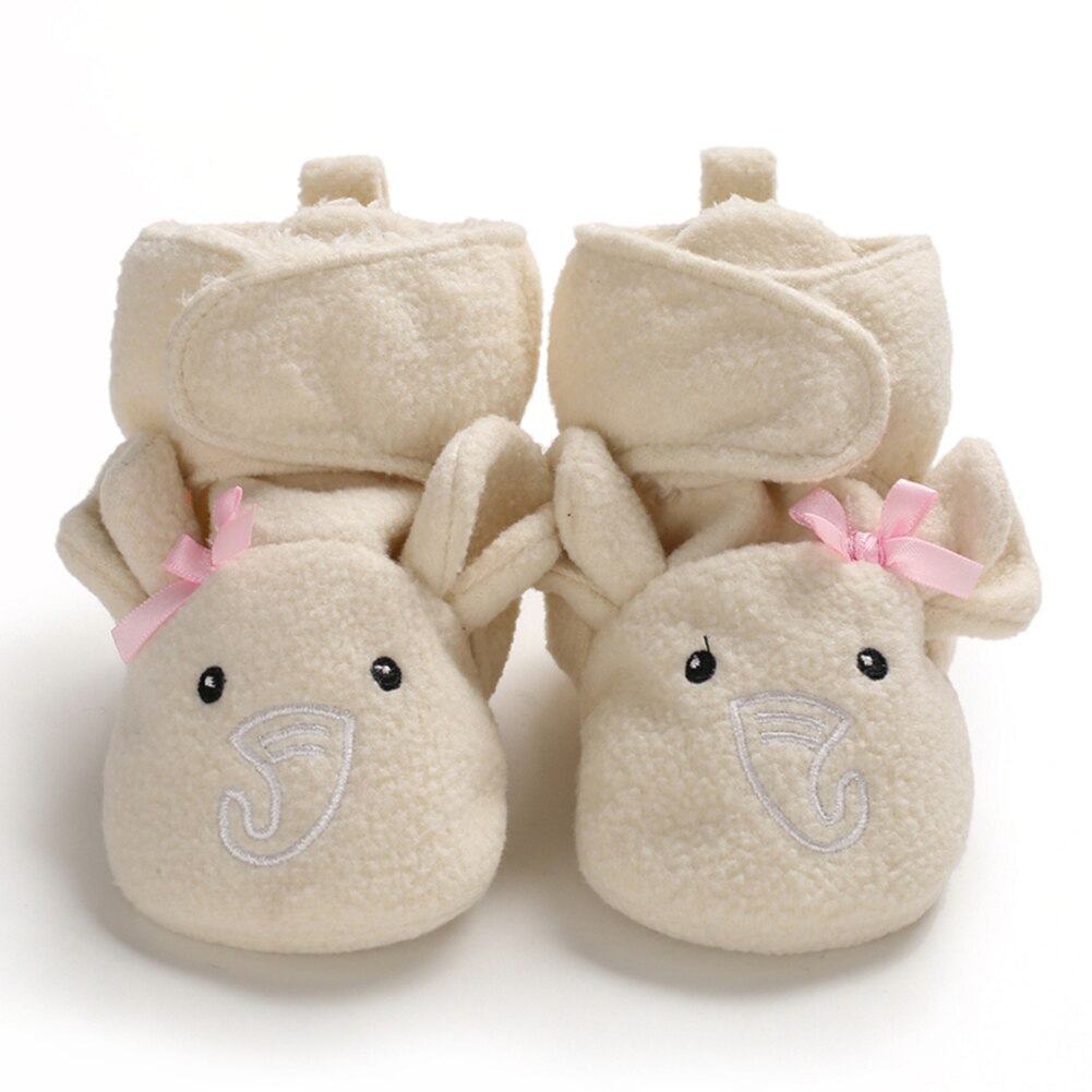 BABY PLUSH ANIMAL SLIPPERS