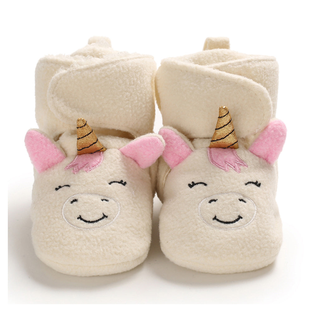 BABY PLUSH ANIMAL SLIPPERS