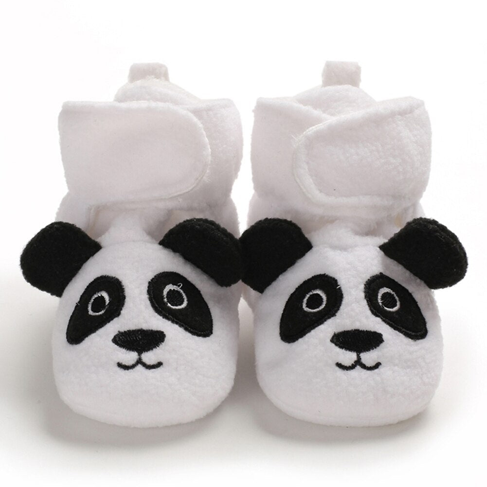 BABY PLUSH ANIMAL SLIPPERS