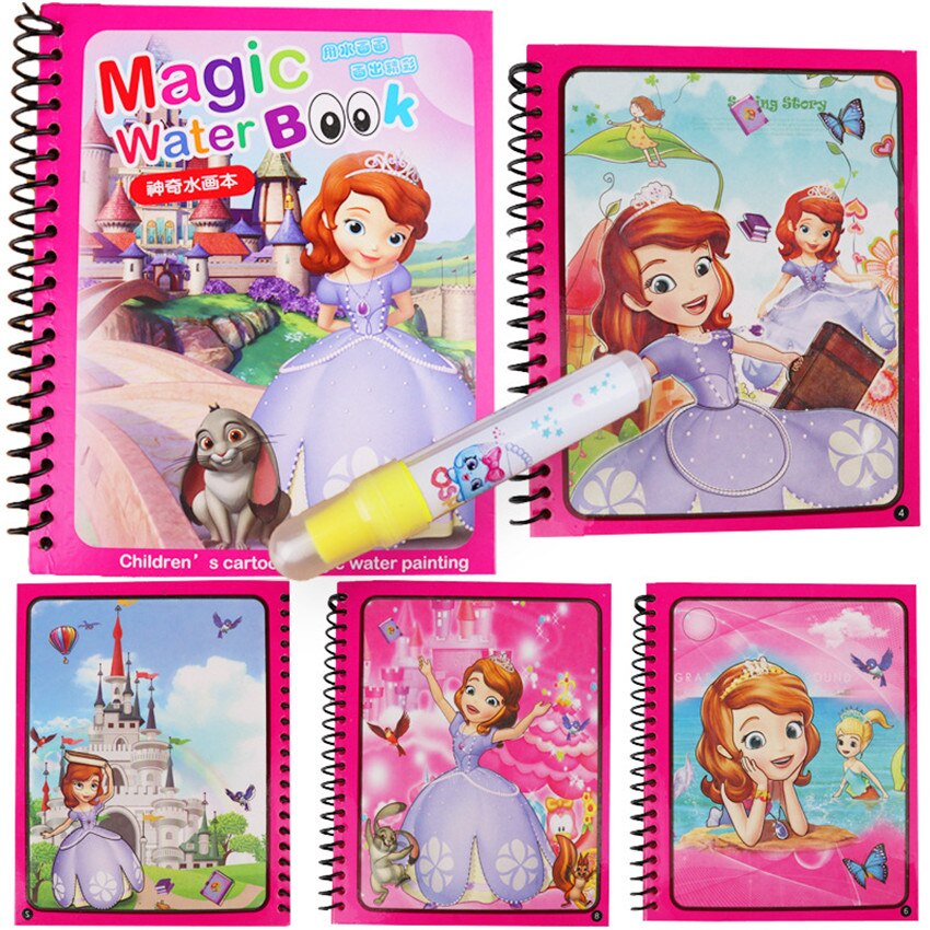 MAGIC WATER COLORING BOOK - CARTOON
