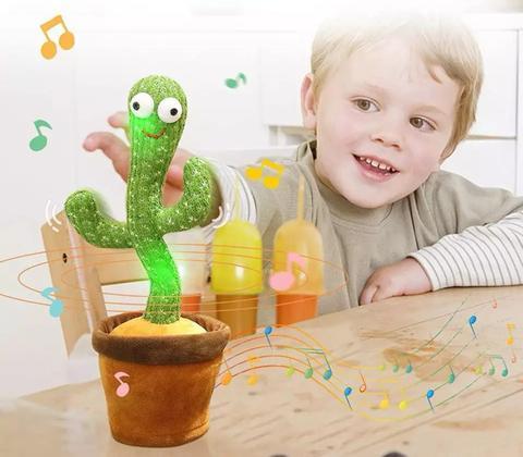 CACTUS PERROQUET INTERACTIF - DANSE ET CHANTE