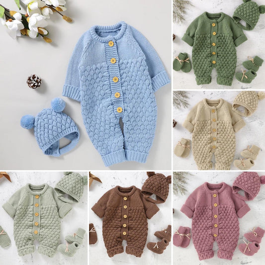 ENSEMBLE COMBINAISON TRICOT 4 PIECES