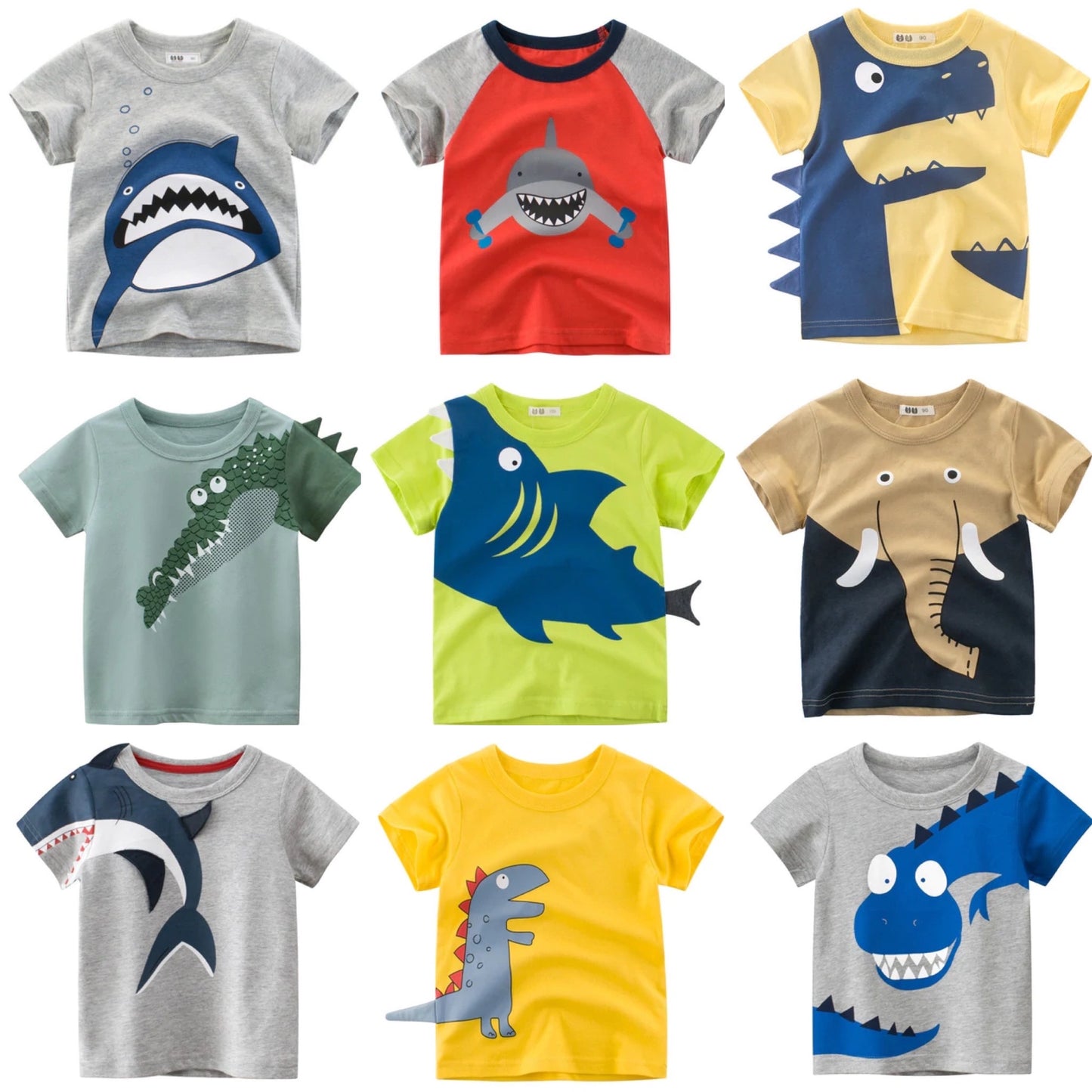TSHIRT ENFANT ANIMAUX 3D