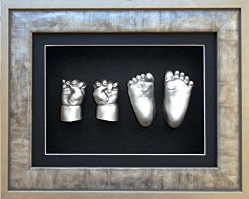 KIT MOULAGE EMPREINTE 3D BÉBÉ PIEDS MAINS
