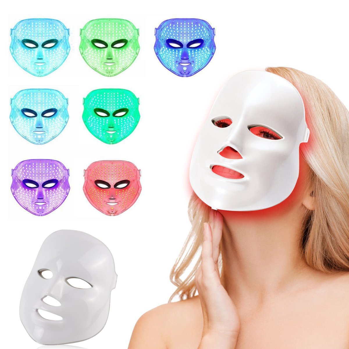 LED FACE CARE MASK - LIGHT THERAPY