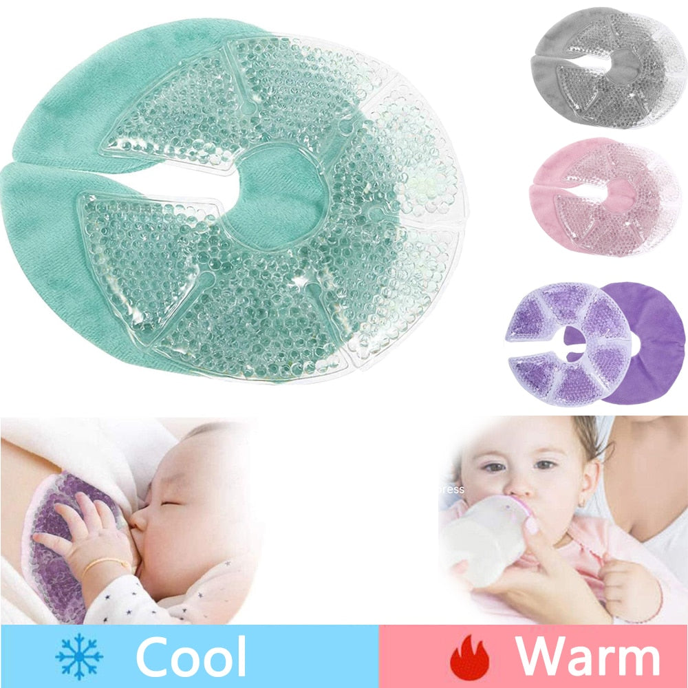 PACK DE 2 COUSSINETS D'ALLAITEMENT APAISANT CHAUD/FROID RÉUTILISABLE