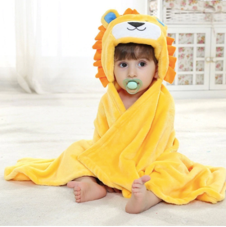 CAPE BLANKET 3D ANIMAL PLAID