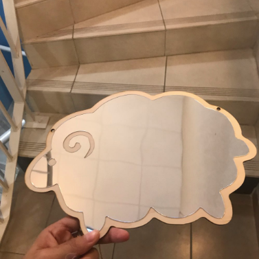CHILDREN ANIMAL PLEXI MIRROR