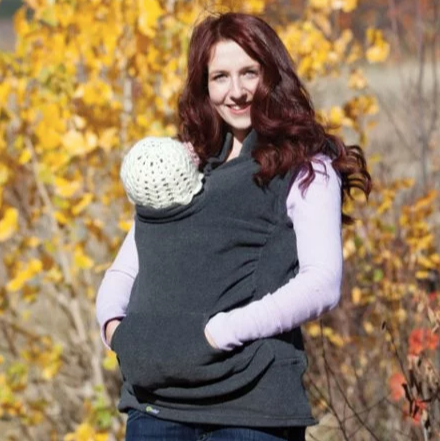 JACKET/BABY CARRY KANGAROO SWEATER