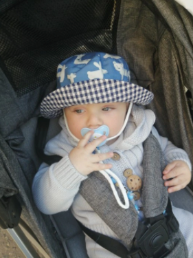 PATTERNED COTTON BOB HAT - BABY/CHILDREN