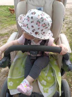PATTERNED COTTON BOB HAT - BABY/CHILDREN