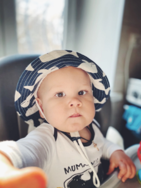 PATTERNED COTTON BOB HAT - BABY/CHILDREN