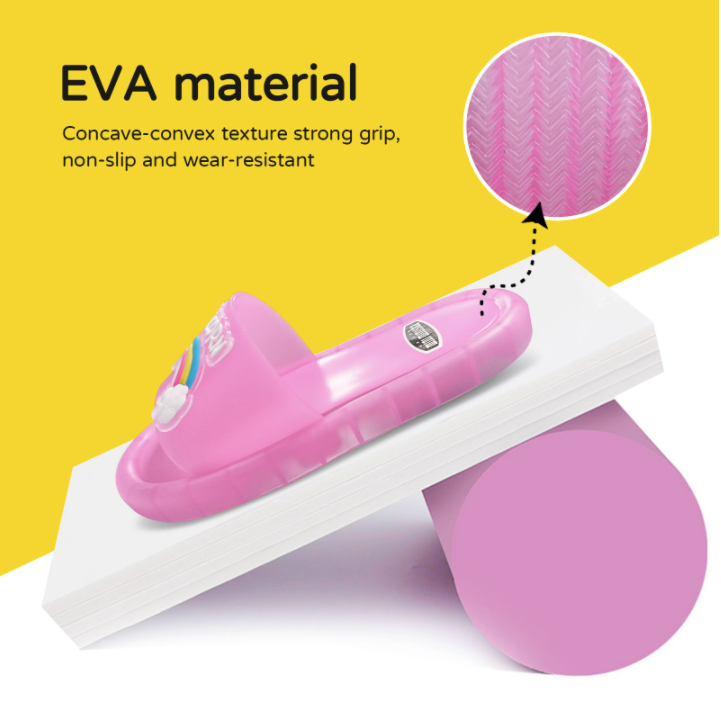 CHILDREN’S LIGHT-UP UNICORN FLIP-FLOP SANDALS