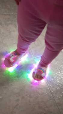 SANDALES TONGS LICORNE LUMINEUSE ENFANT