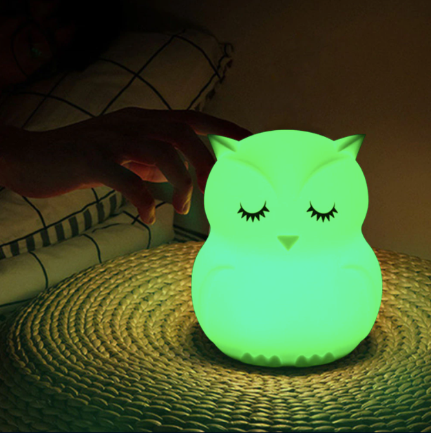 VEILLEUSE LED HIBOU TACTILE