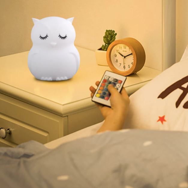 VEILLEUSE LED HIBOU TACTILE