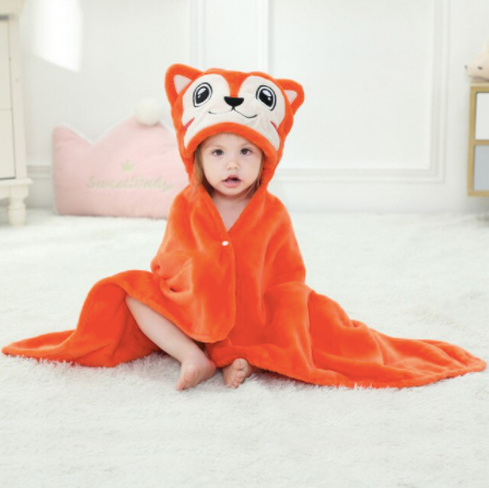 CAPE BLANKET 3D ANIMAL PLAID