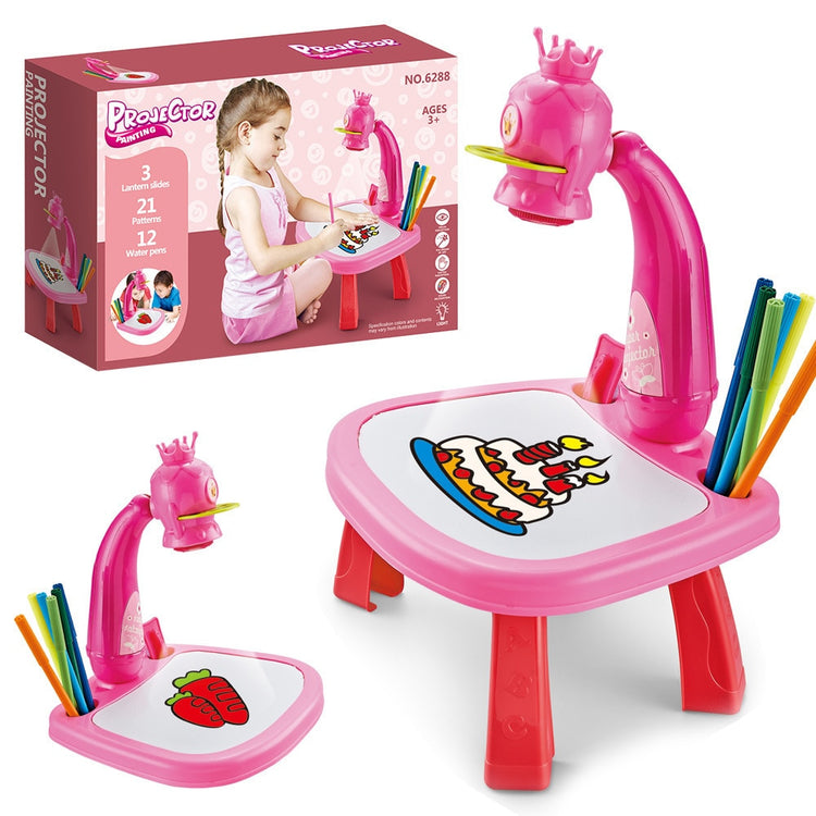 TABLE DESSIN PROJECTEUR ANIMAUX