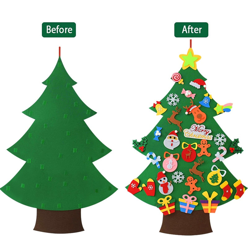 MONTESSORI CHILDREN’S FELT CHRISTMAS TREE