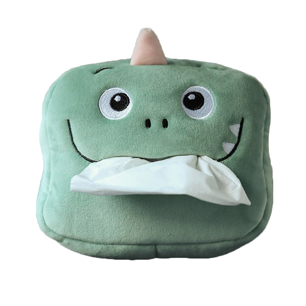 DISTRIBUTEUR MOUCHOIRS ANIMAUX ROTIN OU PELUCHE