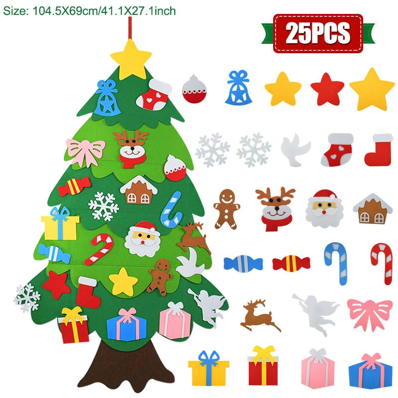 MONTESSORI CHILDREN’S FELT CHRISTMAS TREE