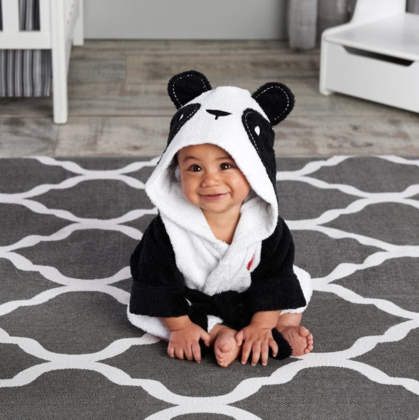 PEIGNOIR BAIN BÉBÉ ANIMAUX