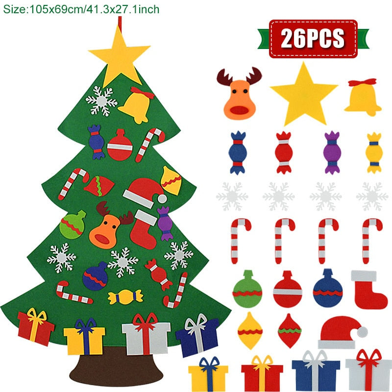 MONTESSORI CHILDREN’S FELT CHRISTMAS TREE