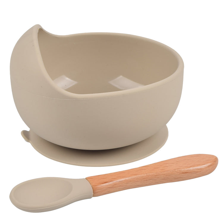 SET REPAS BÉBÉ SILICONE INCASSABLE