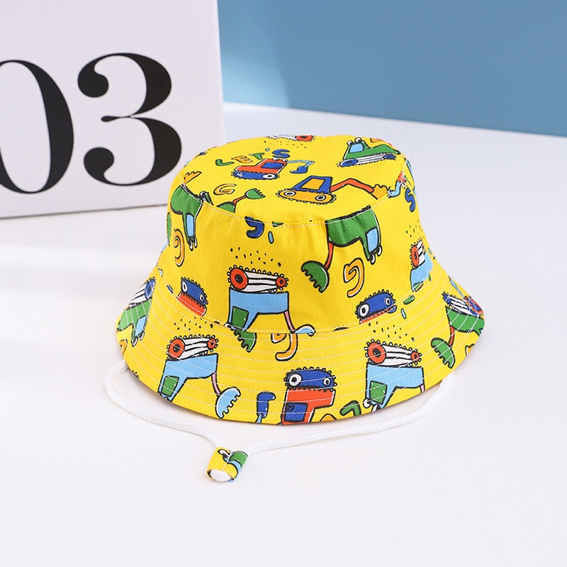 PATTERNED COTTON BOB HAT - BABY/CHILDREN