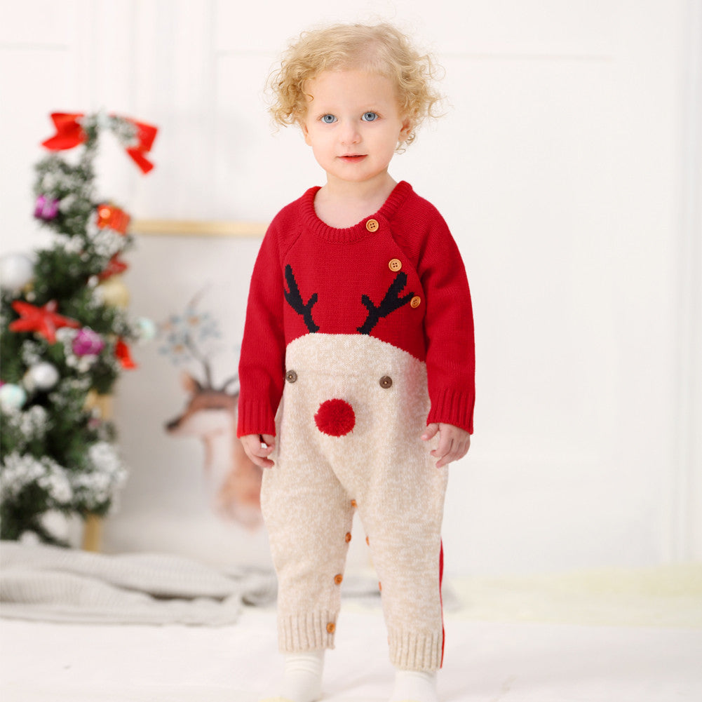 BARBOTEUSE COMBINAISON NOËL TRICOT