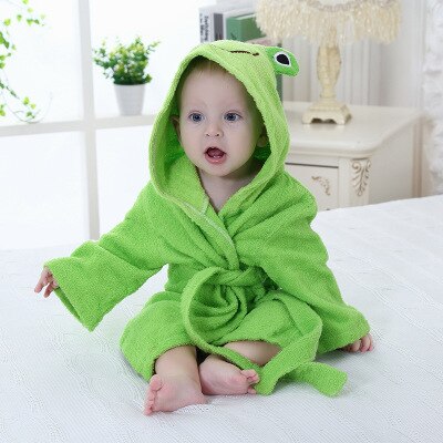 PEIGNOIR BAIN BÉBÉ ANIMAUX