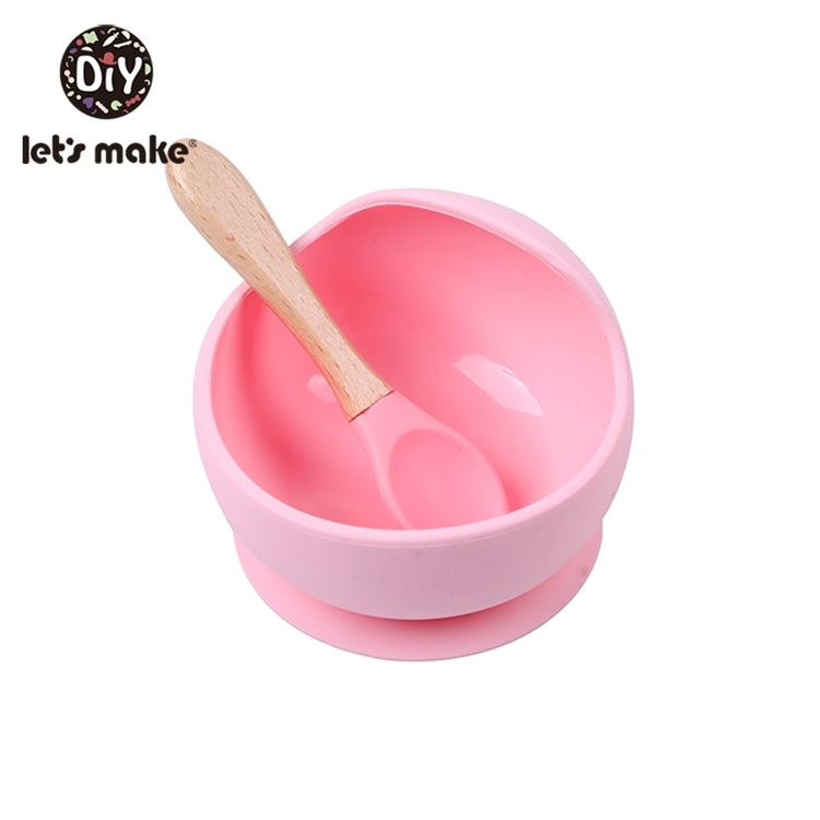 SET REPAS BÉBÉ SILICONE INCASSABLE
