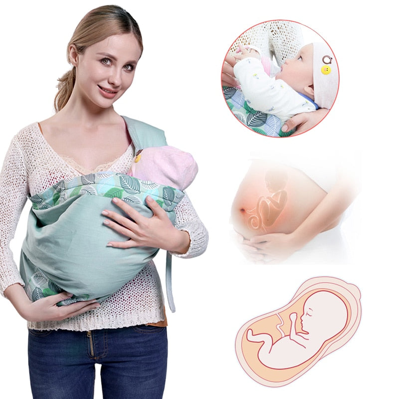 ECHARPE PORTE BÉBÉ EN COTON - NOUVEAU MODÈLE
