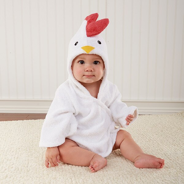 PEIGNOIR BAIN BÉBÉ ANIMAUX