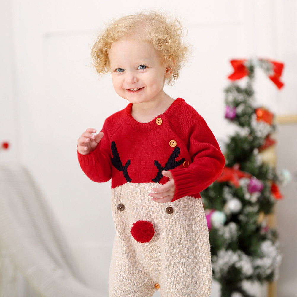 BARBOTEUSE COMBINAISON NOËL TRICOT
