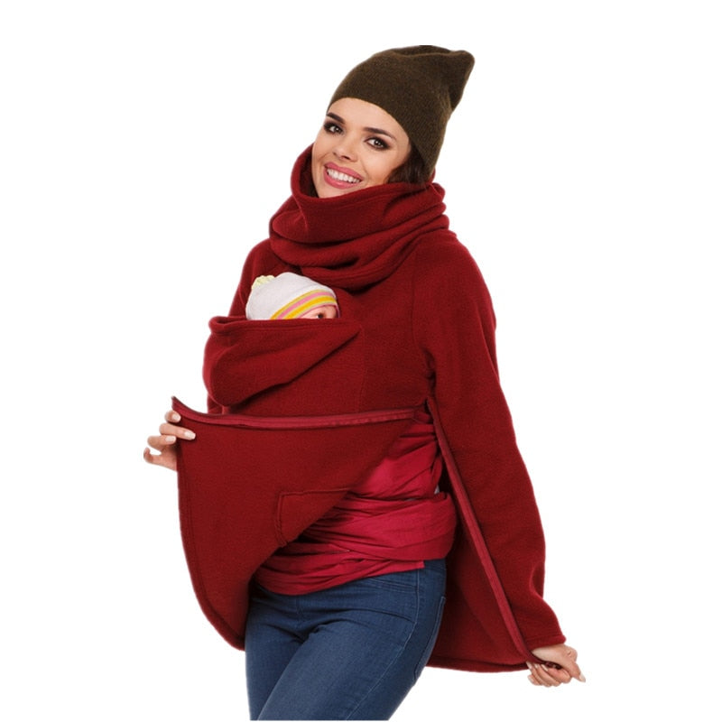 JACKET/BABY CARRY KANGAROO SWEATER