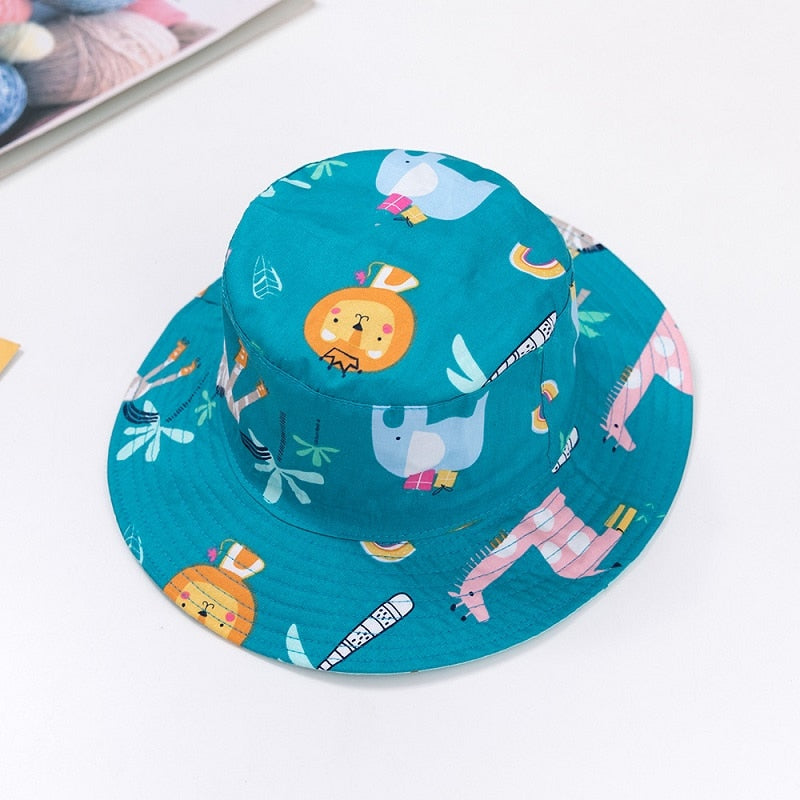 PATTERNED COTTON BOB HAT - BABY/CHILDREN