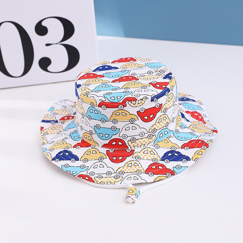 PATTERNED COTTON BOB HAT - BABY/CHILDREN