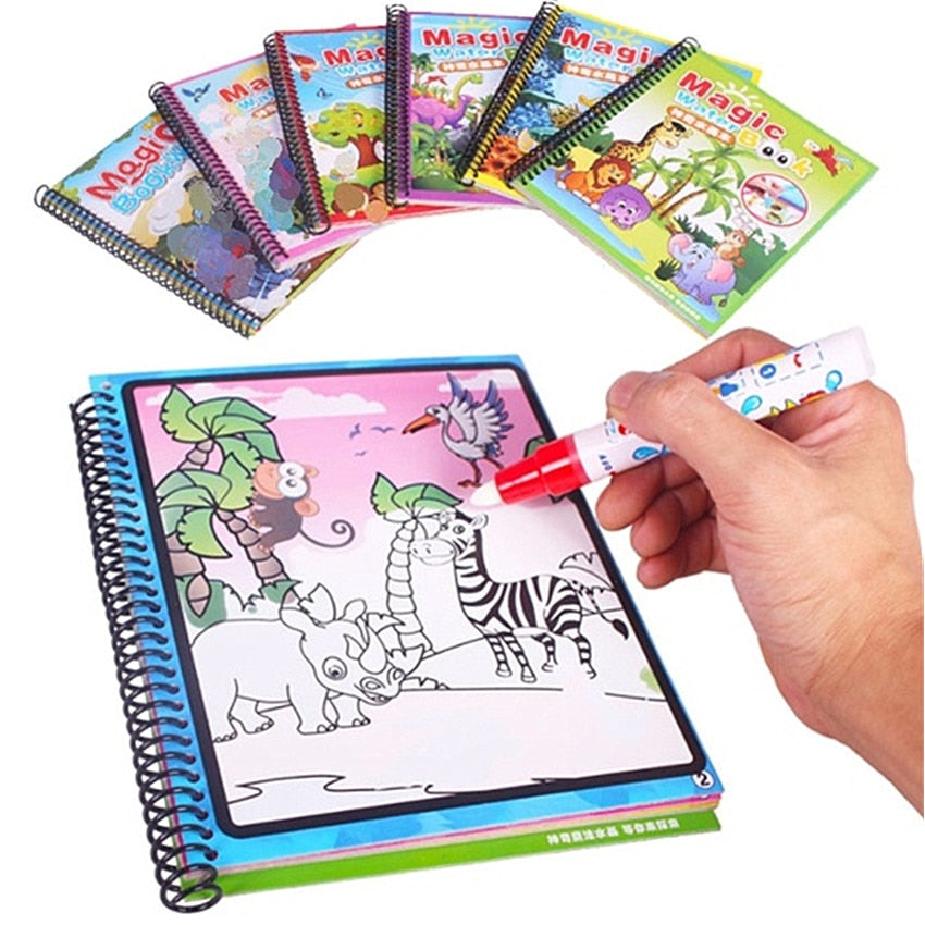 MAGIC WATER COLORING BOOK - CARTOON