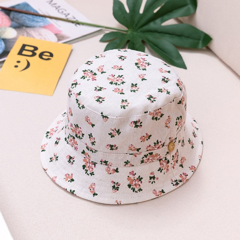 PATTERNED COTTON BOB HAT - BABY/CHILDREN