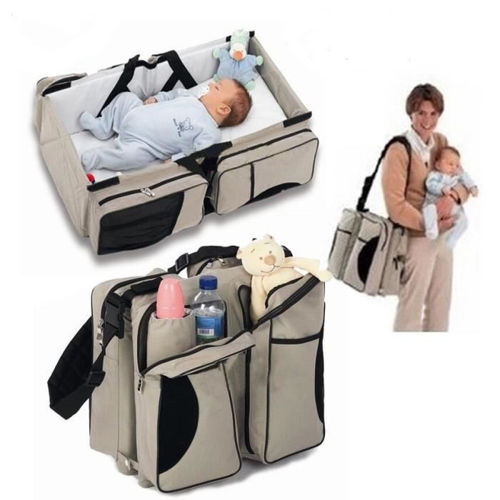 3 IN 1 BABY BAG: TRAVEL COT + CHANGING TABLE