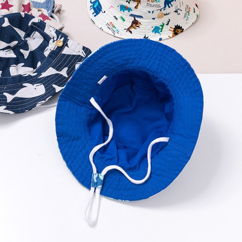 PATTERNED COTTON BOB HAT - BABY/CHILDREN