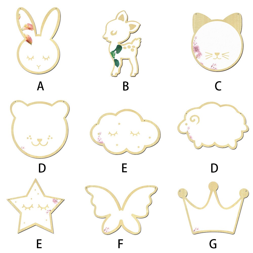 CHILDREN ANIMAL PLEXI MIRROR