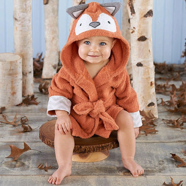 PEIGNOIR BAIN BÉBÉ ANIMAUX