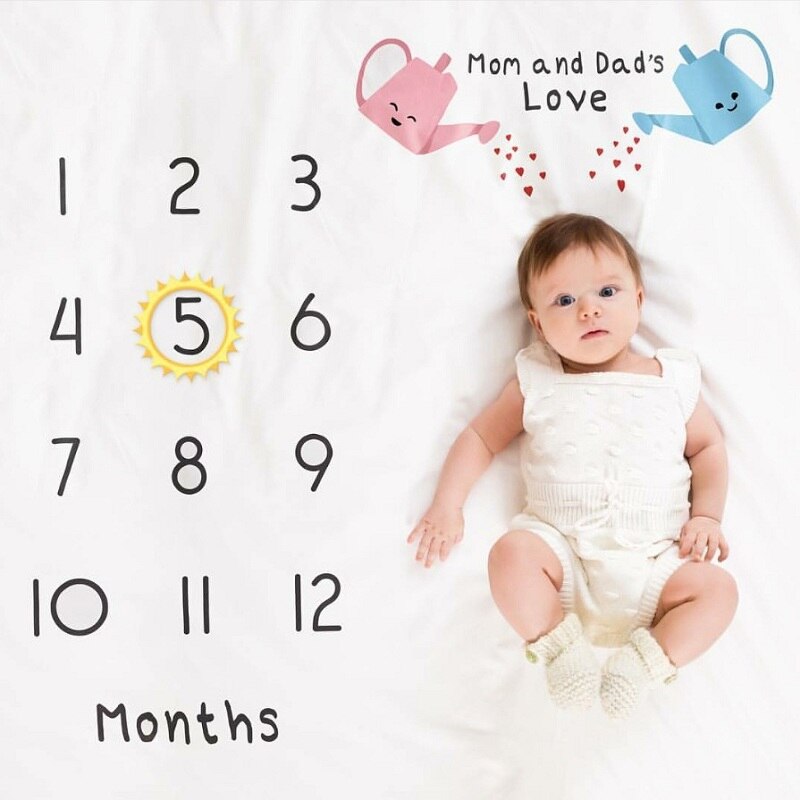 Cadre photo souvenir de nouveau-né, cadre photo de 12 mois, cadre photo  milestone, cadeaux de baby shower pour maman