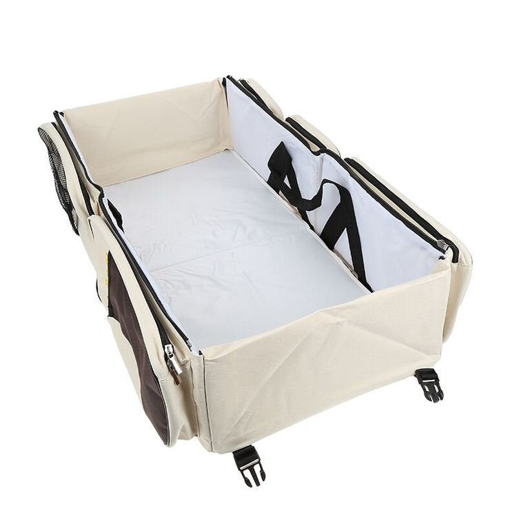 SAC BÉBÉ 3 EN 1 : LIT DE VOYAGE + TABLE À LANGER