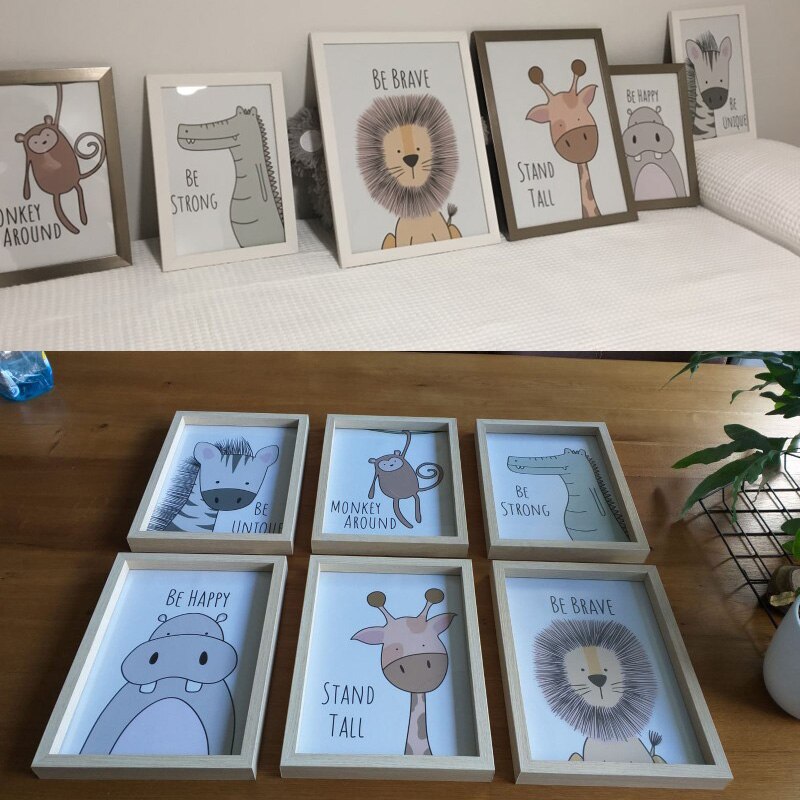 DECORATIVE CHILDREN’S ROOM ANIMAL POSTER