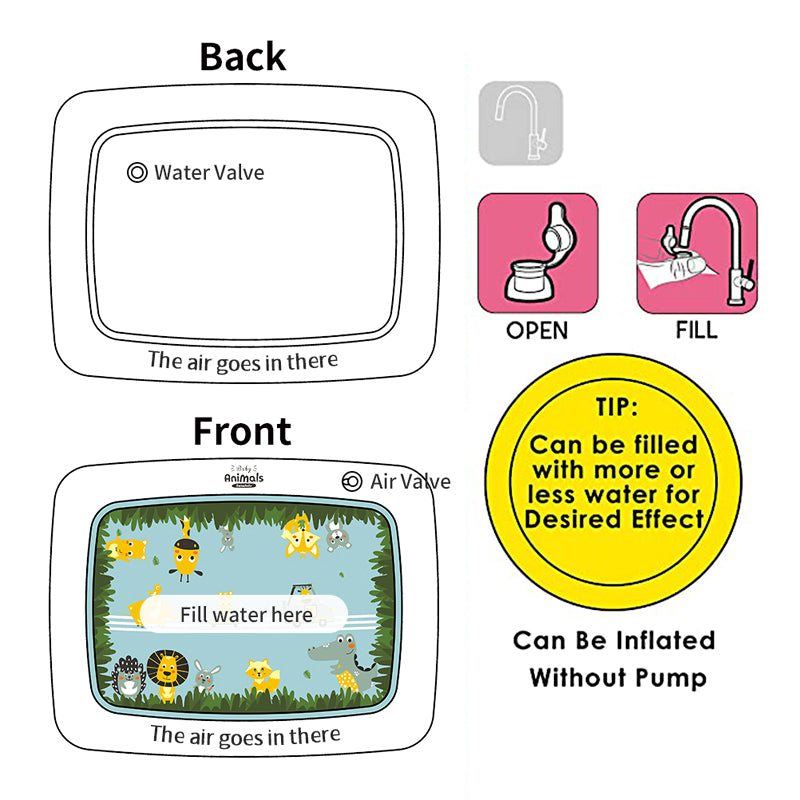INFLATABLE TOUCH AQUARIUM - BABY AWAKENING AND PLAY